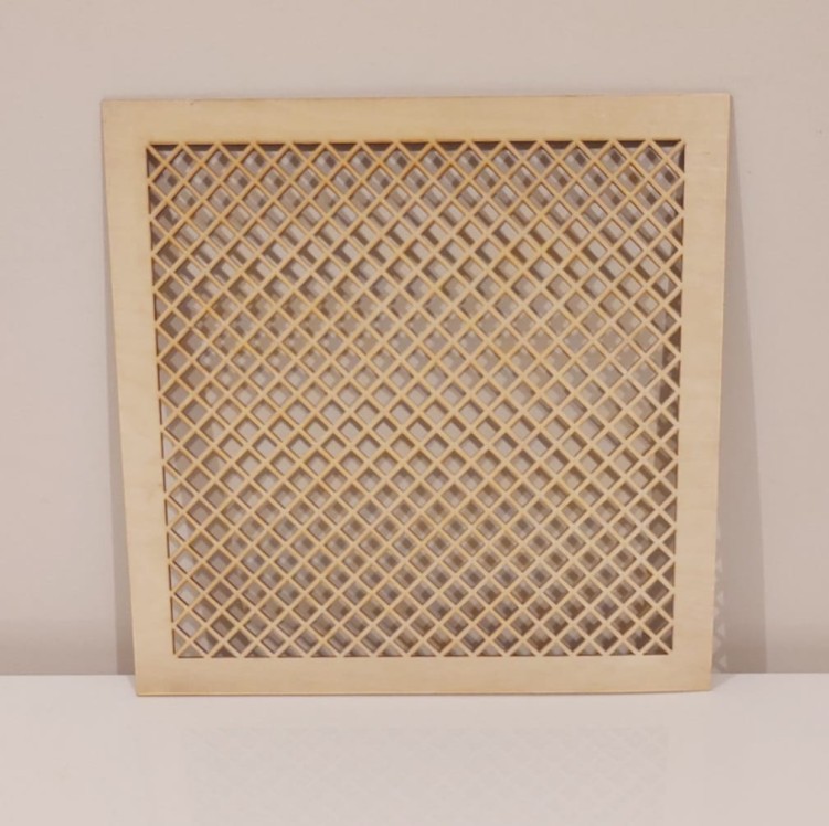 Pamel ażurowy maskownica 43 x 43 cm wzór 78 sklejka 3  mm