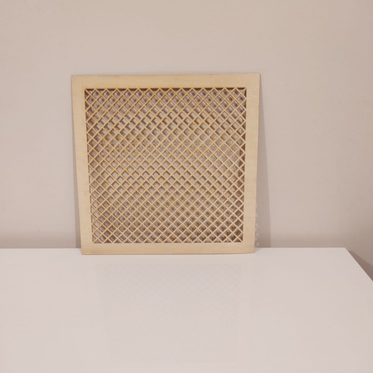 Pamel ażurowy maskownica 43 x 43 cm wzór 78 sklejka 3  mm