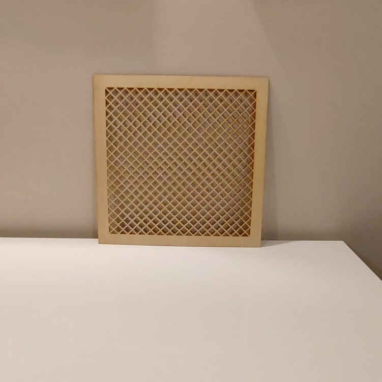 Pamel ażurowy maskownica 43 x 43 cm wzór 78 sklejka 3  mm