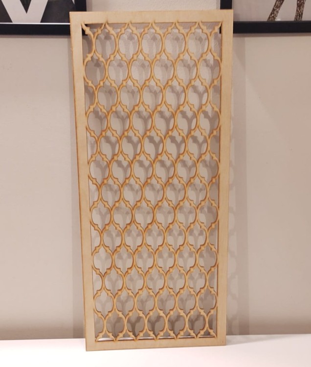 Pamel ażurowy maskownica 29 x 66 cm wzór 103 sklejka 3 mm