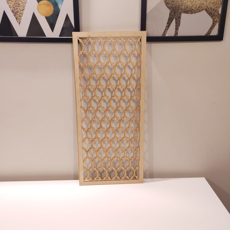 Pamel ażurowy maskownica 29 x 66 cm wzór 103 sklejka 3 mm