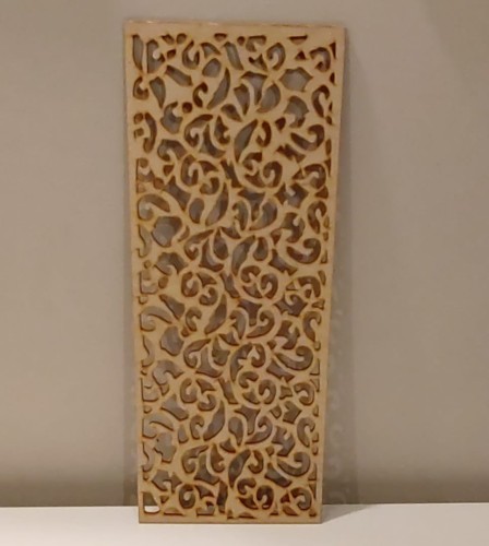 Pamel ażurowy maskownica 19,5 x 49,7 cm wzór 99 sklejka 3 mm
