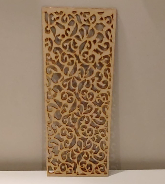 Pamel ażurowy maskownica 19,5 x 49,7 cm wzór 99 sklejka 3 mm
