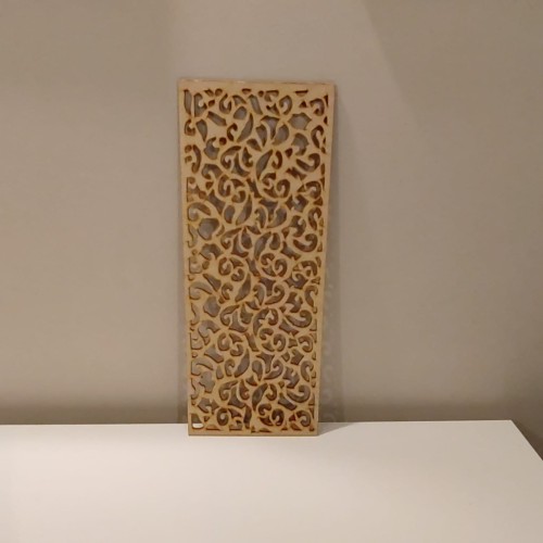 Pamel ażurowy maskownica 19,5 x 49,7 cm wzór 99 sklejka 3 mm