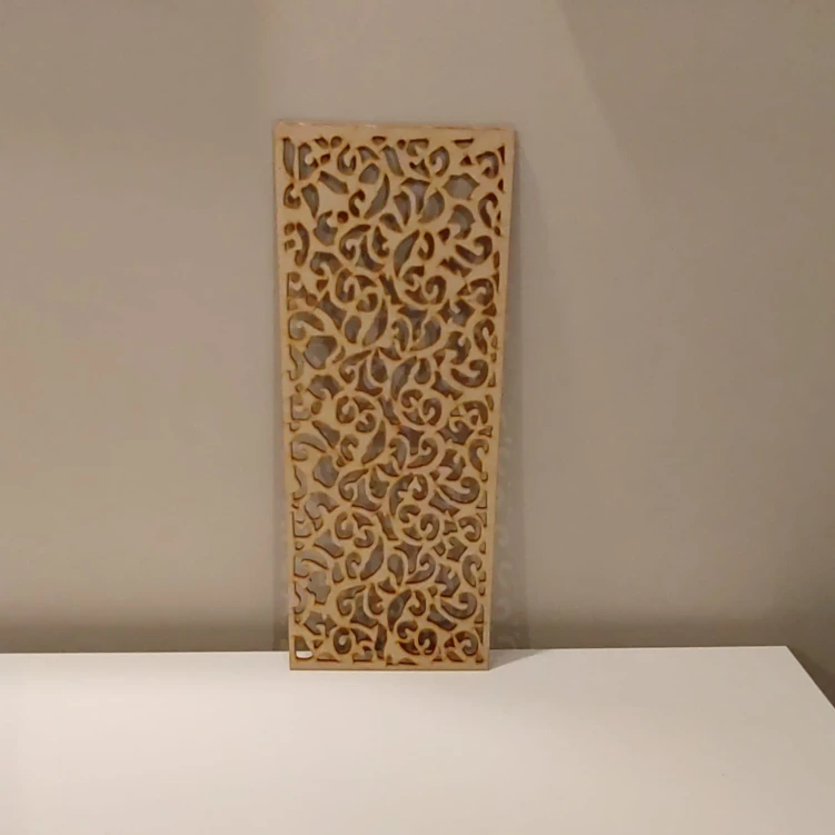 Pamel ażurowy maskownica 19,5 x 49,7 cm wzór 99 sklejka 3 mm