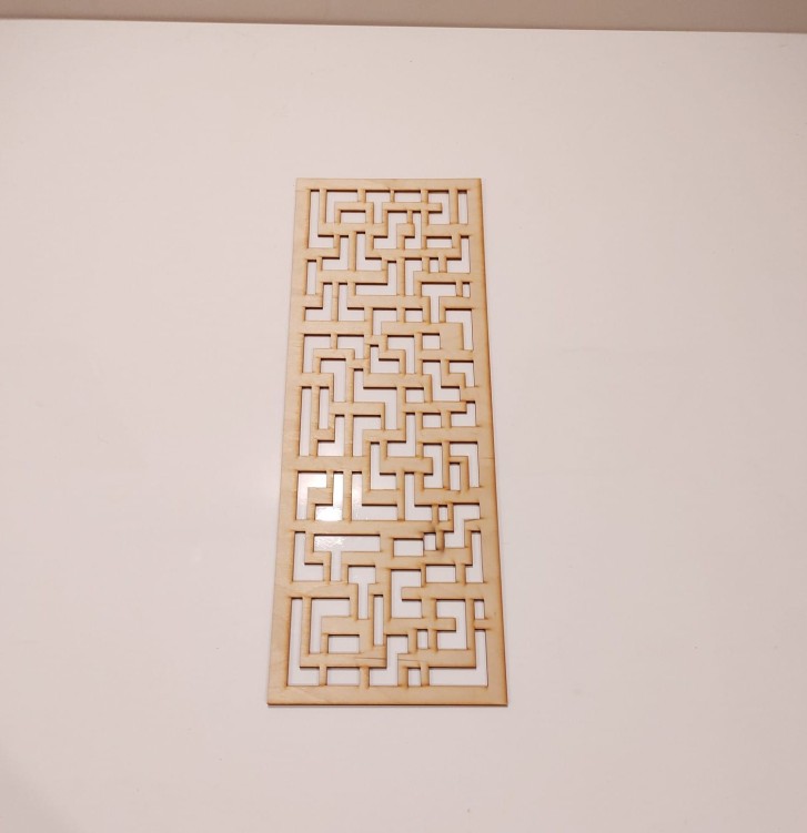 Pamel ażurowy maskownica 19 x 54 cm wzór 113 sklejka 3 mm
