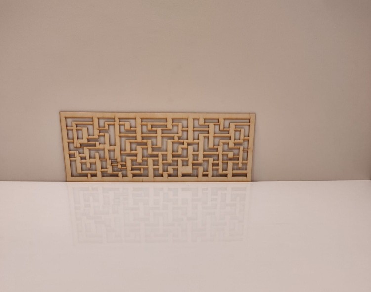 Pamel ażurowy maskownica 19 x 54 cm wzór 113 sklejka 3 mm