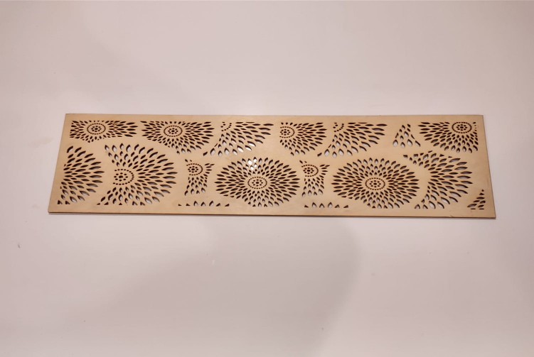 Pamel ażurowy maskownica 20 x 80 cm wzór 86 sklejka 5 mm