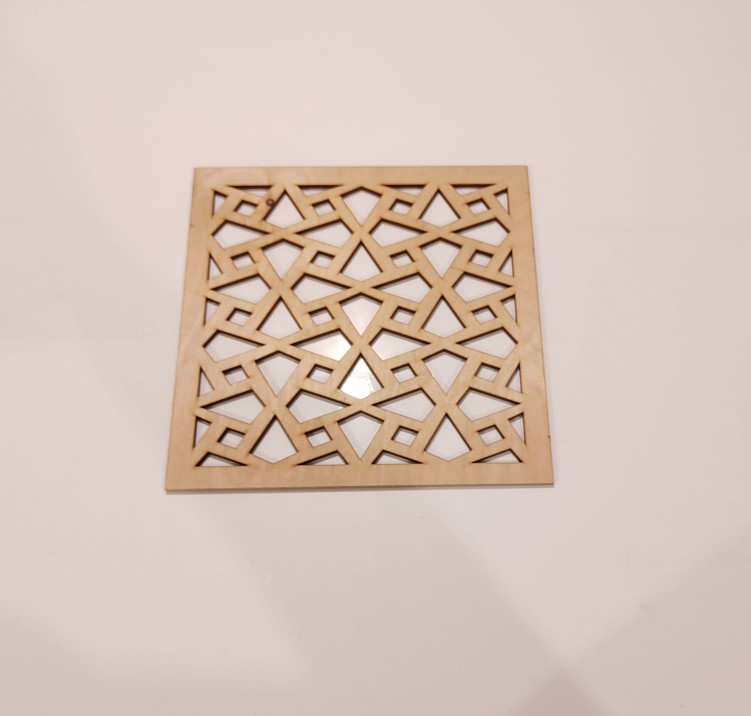 Pamel ażurowy maskownica 30 x 30  cm wzór 65 sklejka 5mm