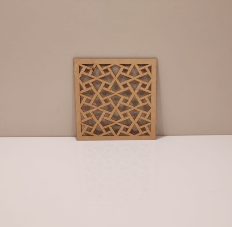 Pamel ażurowy maskownica 30 x 30  cm wzór 65 sklejka 5mm