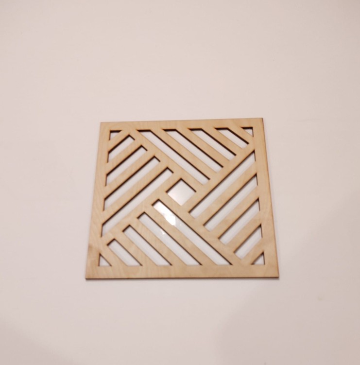 Pamel ażurowy maskownica 30 x 30  cm wzór 69 sklejka 5 mm