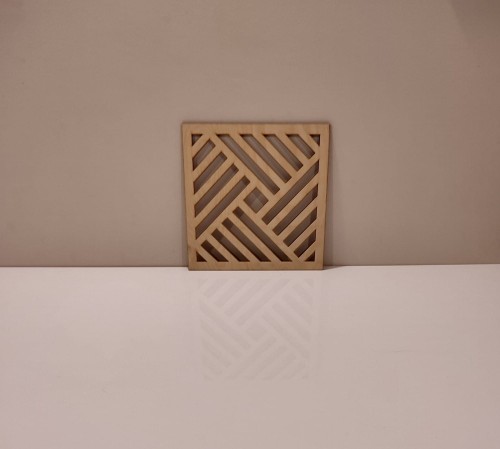Pamel ażurowy maskownica 30 x 30  cm wzór 69 sklejka 5 mm