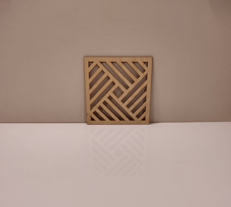 Pamel ażurowy maskownica 30 x 30  cm wzór 69 sklejka 5 mm