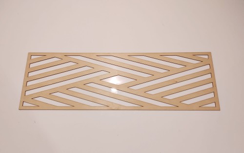 Pamel ażurowy maskownica 29 x 89 cm wzór 69 sklejka 3 mm