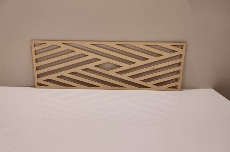 Pamel ażurowy maskownica 29 x 89 cm wzór 69 sklejka 3 mm