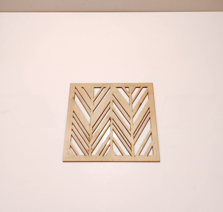 Pamel ażurowy maskownica 30 x 30  cm wzór 47 sklejka 4 mm