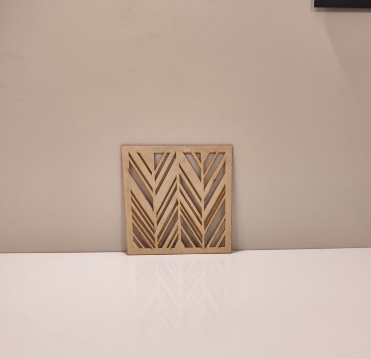 Pamel ażurowy maskownica 30 x 30  cm wzór 47 sklejka 4 mm