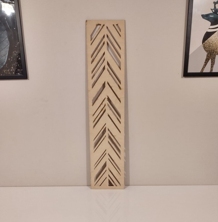 Pamel ażurowy maskownica 19 x 89  cm wzór 47 sklejka 4 mm