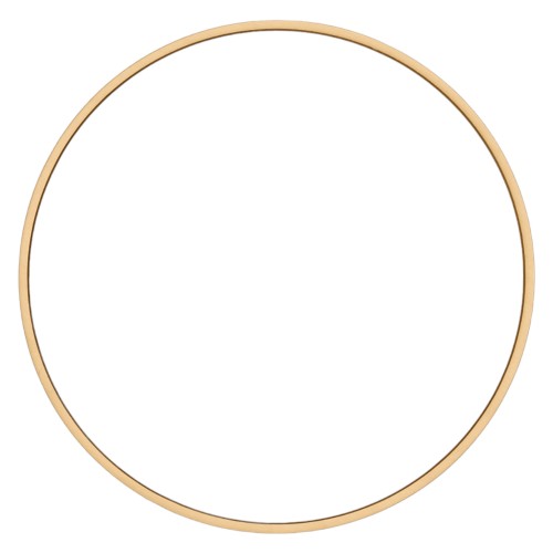 Obręcz koło drewniane 26 cm baza do makramy łapacza rant 0,5cm  sklejka 3mm