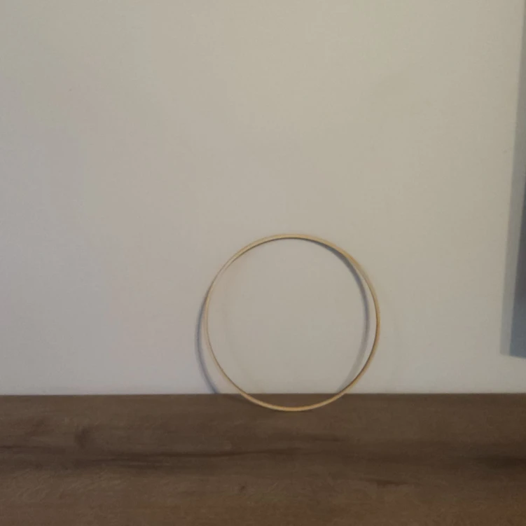 Obręcz koło drewniane 26 cm baza do makramy łapacza rant 0,5cm  sklejka 3mm