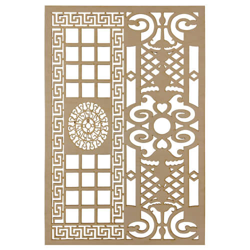Panel do zabudowy dekoracyjny ażurowy 90 x 60 cm wzór 315 sklejka gr. 3 mm