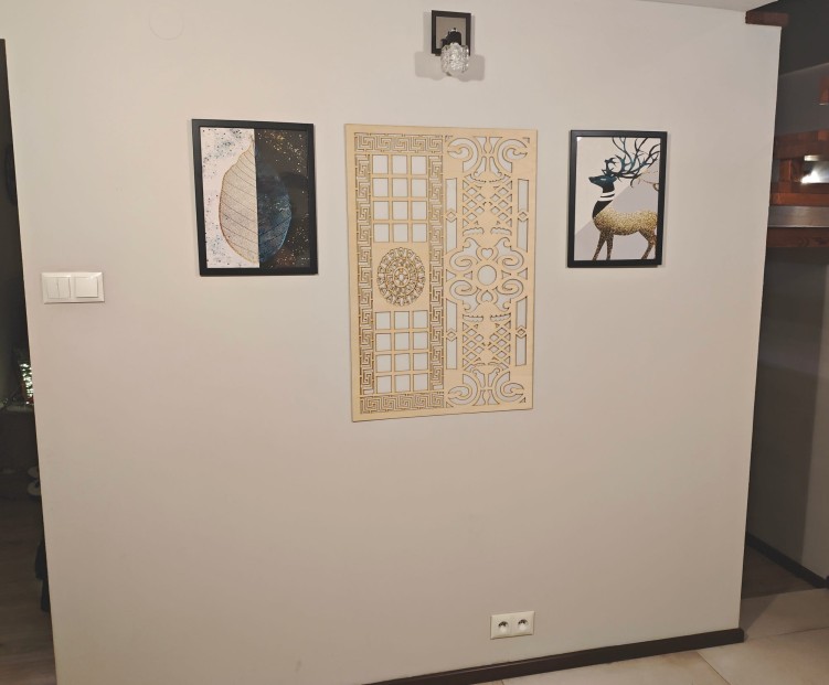 Panel do zabudowy dekoracyjny ażurowy 90 x 60 cm wzór 315 sklejka gr. 3 mm