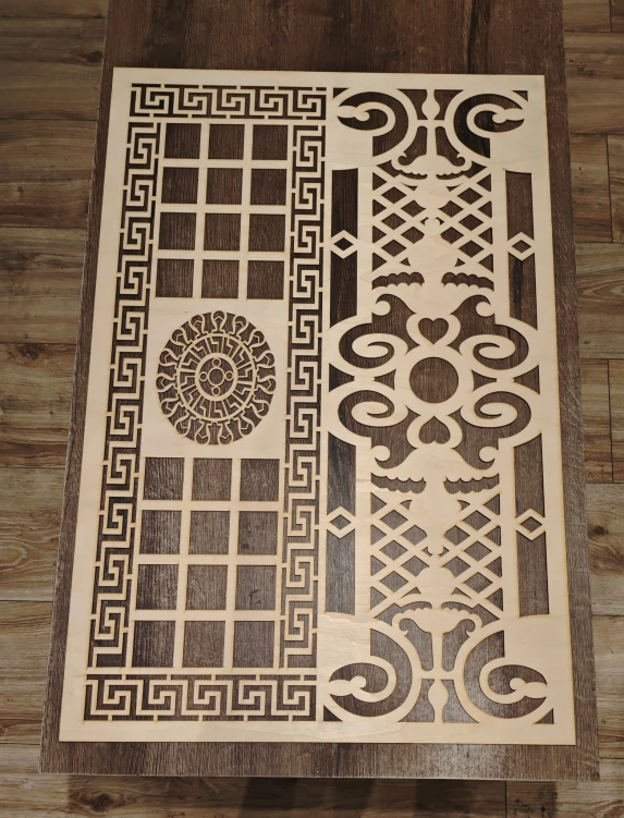 Panel do zabudowy dekoracyjny ażurowy 90 x 60 cm wzór 315 sklejka gr. 5 mm