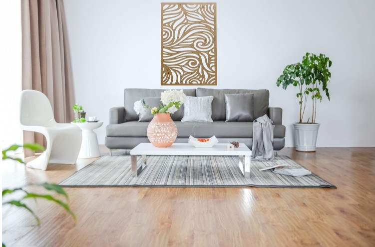 Panel drewniany Maskownica Wycinana laserowo 90 x 60 cm wzór 311 gr. 3 mm