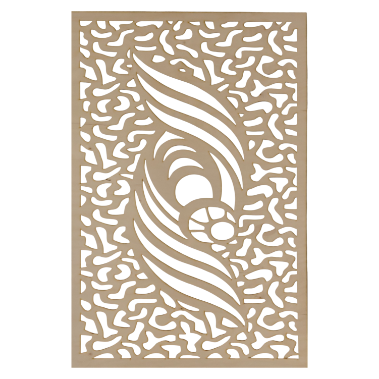 Ażurowy panel drewniany Dekoracyjna maskownica 90x60 cm wzór 312 gr. 3mm