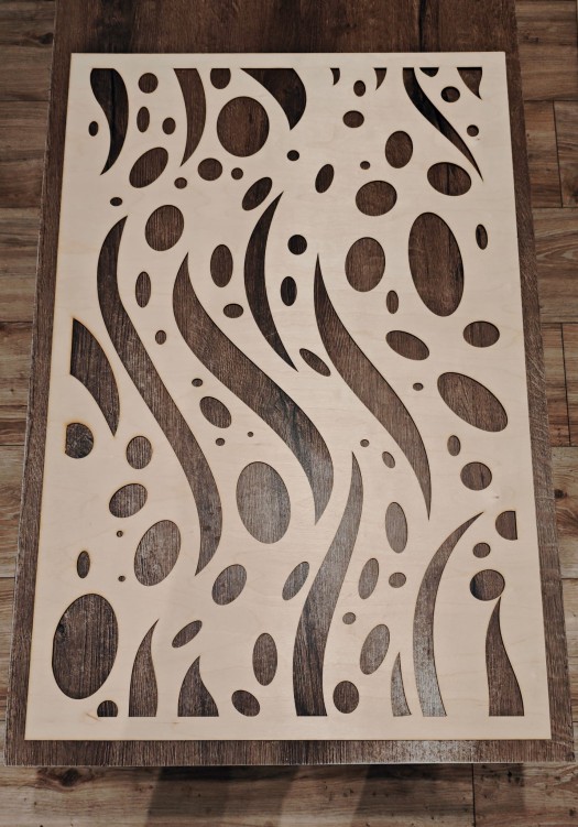 Płyta ażurowa dekoracyjny maskownica 90 x 60 cm wzór 313 sklejka gr. 3 mm