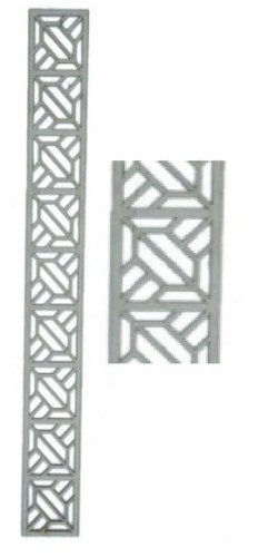 89x10 cm wzor 98 gr.3mm Listwa ażurowa