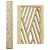 Panel 4 ozdobny ścienny ażur 75cmx10cm 5mm