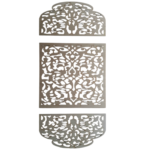 80x40cm wzór 71 gr. 3mm Panel ażurowy 3el.