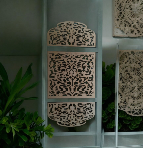 80x40cm wzór 71 gr. 3mm Panel ażurowy 3el.
