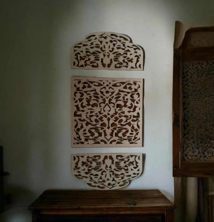 80x40cm wzór 71 gr. 3mm Panel ażurowy 3el.