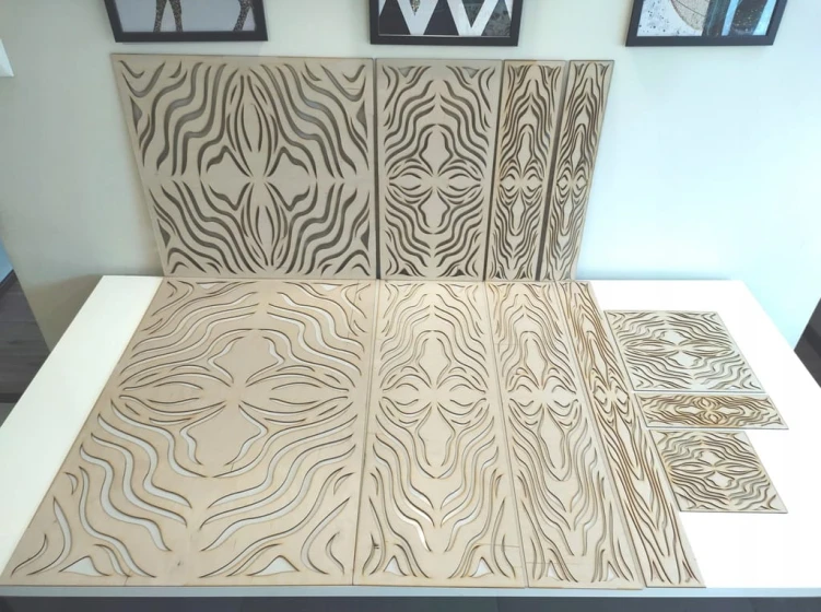 89x29 cm wzór 25 gr. 5mm Panel ażurowy