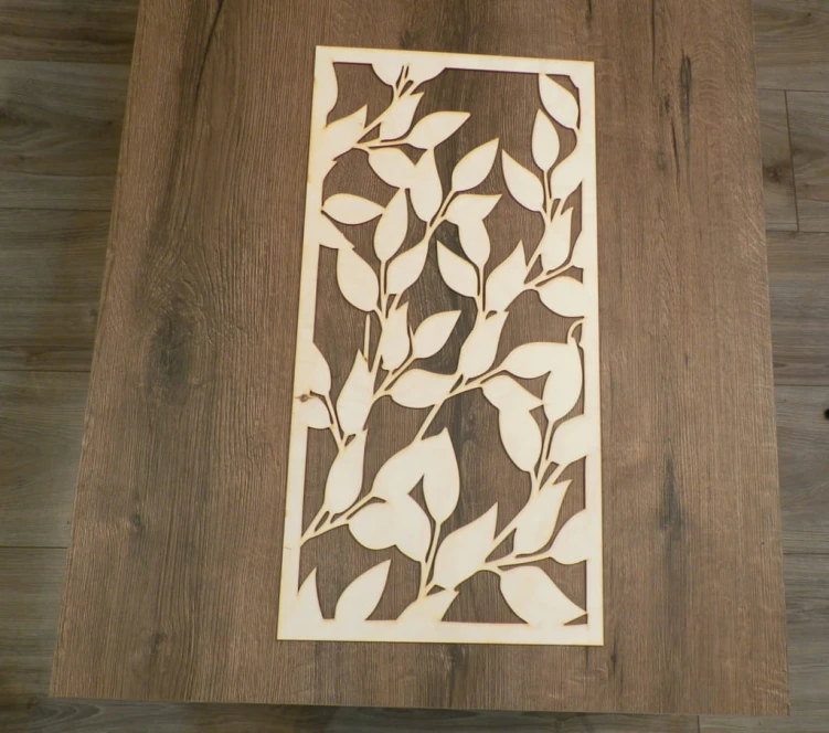 59x29 cm wzór 194 gr. 3mm Panel ażurowy Liść