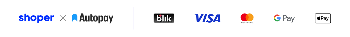 BLIK, Visa, Mastercard, GPay, Apple Pay